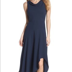 Juliet Cowl Neck Crepe Dress GAL MEETS GLAM